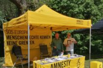 Amnesty-Stand am 1. Mai